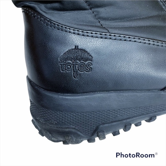 TOTES Dual Zip Winter Boots Size 10 - Picture 2 of 6